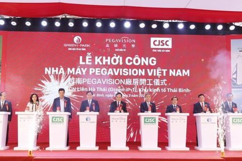 Khởi công dự án nhà máy sản xuất kính áp tròng hơn 200 triệu USD tại Thái Bình