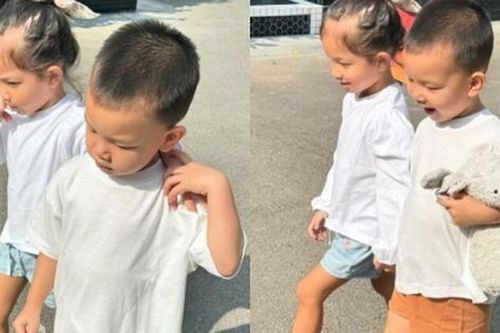 Khoảnh khắc khiến Hồ Ngọc Hà cảm thán 'thời gian trôi nhanh quá': Lisa cực ra dáng chị lớn, Leon nhí nhố mà rất tình cảm