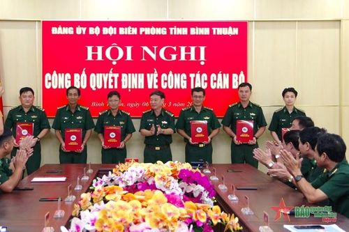 Bổ nhiệm Phó Chủ nhiệm Ủy ban Kiểm tra, Đồn trưởng, Chánh Văn phòng Bộ chỉ huy BĐBP tỉnh