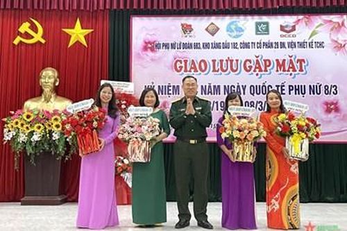Hội Phụ nữ các đơn vị Tổng cục Hậu cần gặp mặt Ngày Quốc tế Phụ nữ