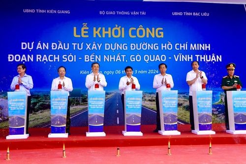 Nhiều kỳ vọng với đoạn tuyến dự án đường Hồ Chí Minh qua Kiên Giang, Bạc Liêu