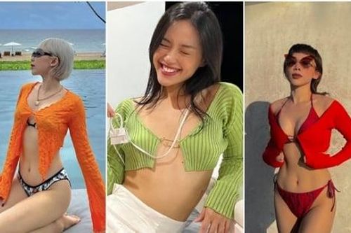 Mỹ nhân Việt 'chịu khó' lăng xê triệt để áo một cúc quyến rũ