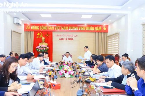 Quy định về chức năng, nhiệm vụ, quyền hạn, tổ chức bộ máy của Ban Tổ chức Tỉnh ủy Nghệ An