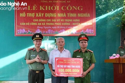 Dấu ấn từ hoạt động an sinh xã hội của Công an Nghệ An