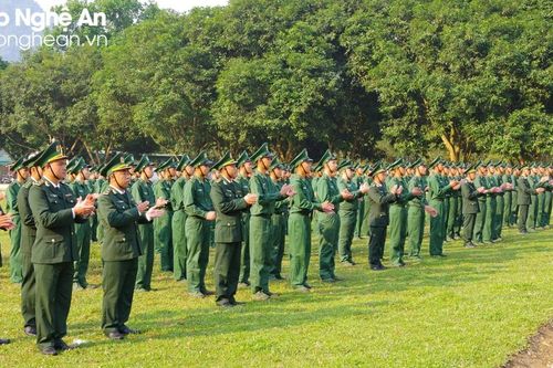 Bộ đội Biên phòng Nghệ An khai giảng khóa huấn luyện chiến sỹ mới