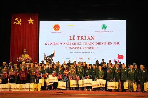 Tri ân các cựu chiến binh và thanh niên xung phong tỉnh Điện Biên