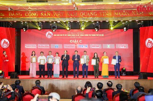 TTXVN đoạt 2 Giải C Giải Báo chí về Xây dựng Đảng và Hệ thống chính trị TP Hà Nội lần thứ VI