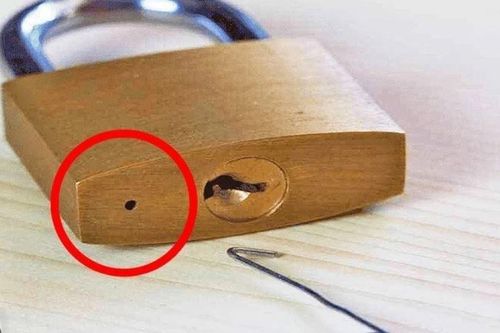 Trên các ổ khóa thường có thêm 1 lỗ nhỏ, chúng có công dụng gì? Rất nhiều người chưa biết mẹo hay với chúng