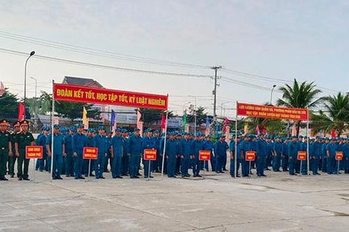 Tổ chức lễ ra quân huấn luyện năm 2024