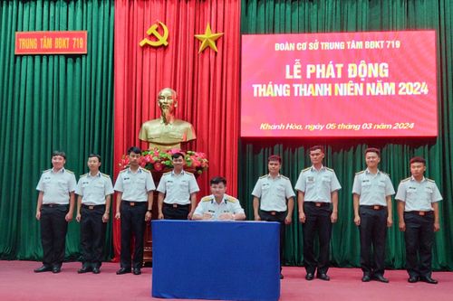 Tuổi trẻ các đơn vị quân đội phát động Tháng Thanh niên 2024