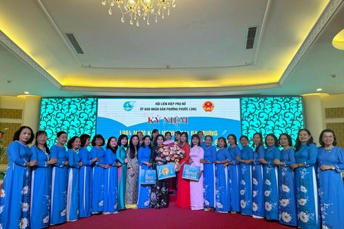 Hội Liên hiệp Phụ nữ phường Phước Long tổ chức kỷ niệm 8-3