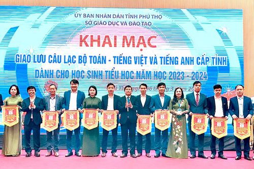 Giao lưu các Câu lạc bộ Toán - Tiếng Việt và Tiếng Anh cấp tỉnh dành cho học sinh tiểu học