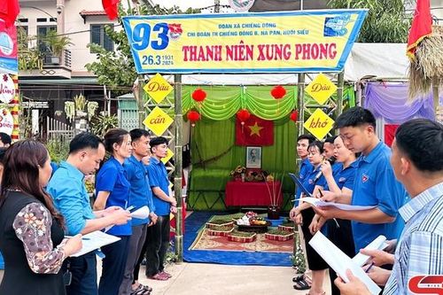 Hội trại 'Tuổi trẻ xã Chiềng Đông hướng về kỷ niệm 93 năm Ngày thành lập Đoàn TNCS Hồ Chí Minh (26/3/1931 - 26/3/2024)'