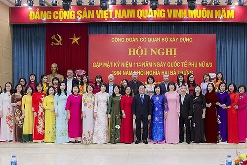 Gặp mặt nữ cán bộ công chức, viên chức lao động ngành Xây dựng