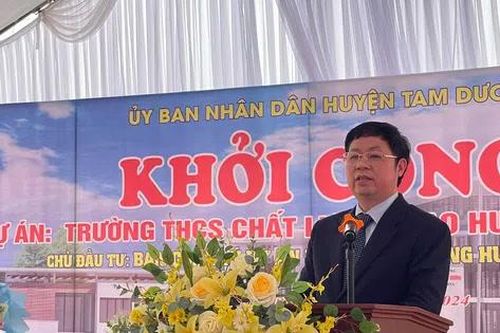 Vĩnh Phúc: Xây dựng Trường THCS chất lượng cao Tam Dương