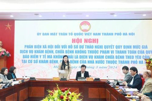 Phản biện Dự thảo Nghị quyết quy định mức giá dịch vụ khám bệnh, chữa bệnh không thuộc phạm vi thanh toán của Quỹ BHYT