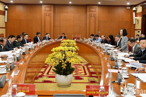 Tiểu ban Tổ chức phục vụ Đại hội XIV của Đảng họp phiên thứ nhất