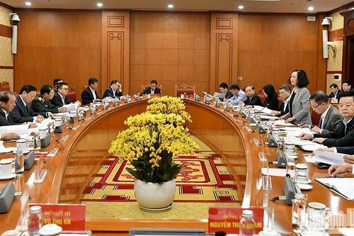Tiểu ban Tổ chức phục vụ Đại hội XIV của Đảng họp phiên thứ nhất