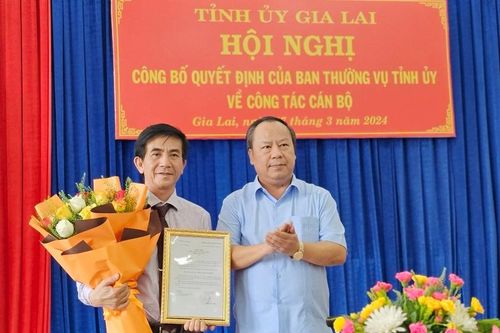 Ban Thường vụ Tỉnh ủy Gia Lai chuẩn y nhân sự thành phố Pleiku
