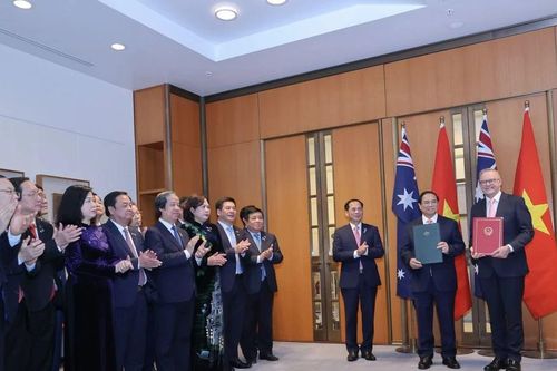 Việt Nam-Australia thiết lập cơ chế đối thoại cấp Bộ trưởng về năng lượng
