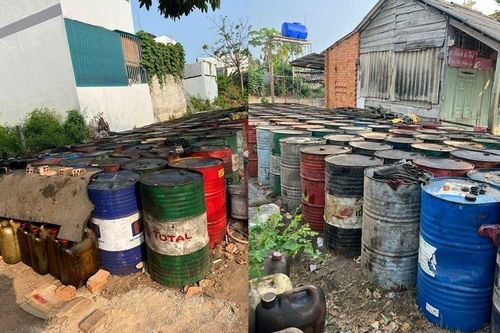 Bình Thuận: Bắt đối tượng thu gom hơn 22.500 lít nhớt thải nguy hại