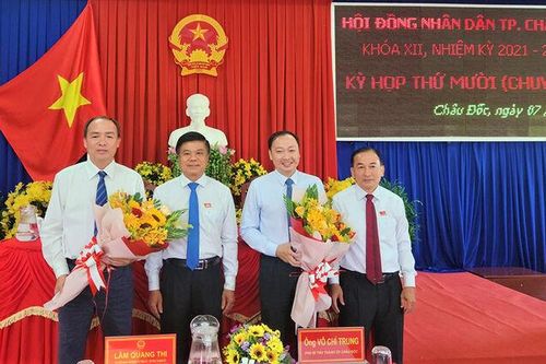 HĐND TP. Châu Đốc miễn nhiệm và bầu bổ sung Chủ tịch UBND thành phố