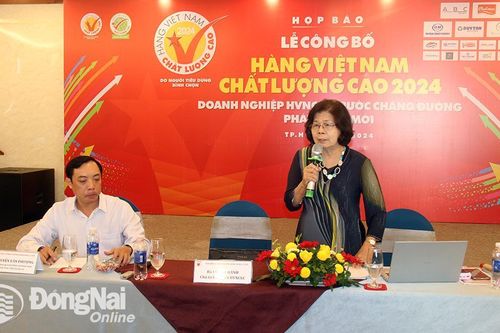 25 doanh nghiệp ở Đồng Nai được bình chọn danh hiệu hàng Việt Nam chất lượng cao