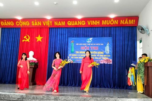 Hội Liên hiệp Phụ nữ xã Diên Thọ: Tổ chức Hội thi 'Tài năng và duyên dáng'