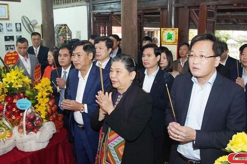 Lễ dâng hương tưởng niệm 80 năm ngày mất Nhà cách mạng, liệt sĩ Tô Hiệu
