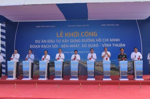 Khởi công xây dựng đường Hồ Chí Minh qua Kiên Giang hơn 3.900 tỷ đồng