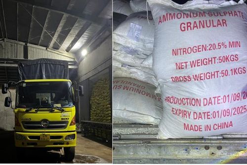 An Giang: Tạm giữ 65 tấn phân bón vi phạm nhãn