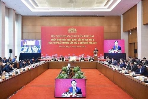 Chủ tịch Quốc hội: Nỗ lực triển khai thi hành luật, nghị quyết hiệu quả