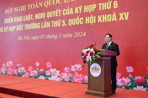 Bám sát yêu cầu, nhiệm vụ cụ thể đối với từng luật, nghị quyết, sớm đưa các quyết sách của Quốc hội vào cuộc sống