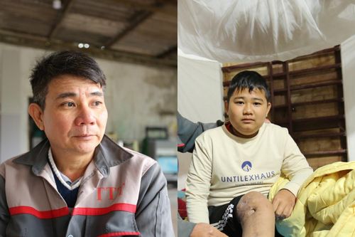Bố cắn răng vay nặng lãi để chữa ung thư xương cho con