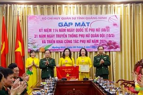 Bộ Chỉ huy Quân sự tỉnh Quảng Ninh: Gặp mặt kỷ niệm 114 năm Ngày Quốc tế Phụ nữ 8-3