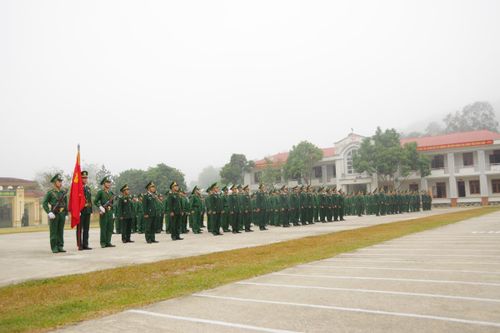 Các đơn vị BĐBP đồng loạt tổ chức khai giảng huấn luyện chiến sĩ mới năm 2024