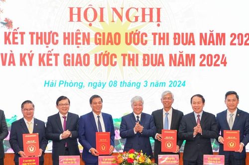 Cụm thi đua 5 thành phố trực thuộc Trung ương ký kết giao ước thi đua năm 2024