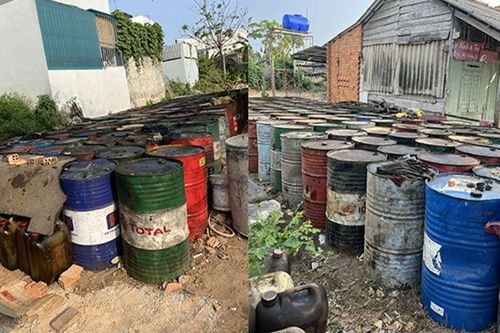 Thu gom hơn 22.500 lít chất thải nguy hại bán kiếm lời
