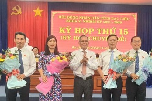 Bạc Liêu bầu bổ sung 2 phó chủ tịch UBND tỉnh