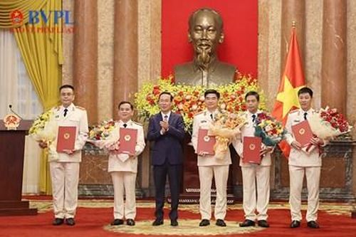 Chủ tịch nước trao Quyết định bổ nhiệm Kiểm sát viên Viện kiểm sát nhân dân tối cao