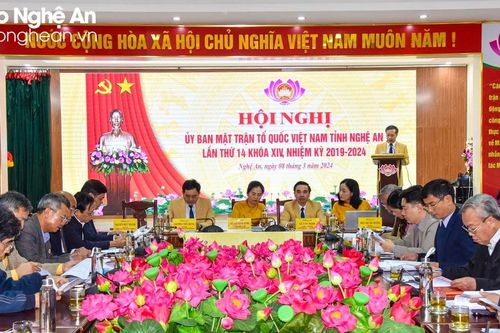 Góp ý dự thảo Báo cáo Chính trị trình Đại hội đại biểu Mặt trận Tổ quốc Việt Nam tỉnh Nghệ An nhiệm kỳ 2024 - 2029