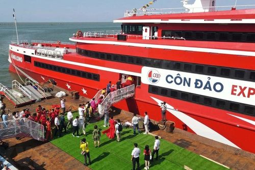 Bà Rịa-Vũng Tàu: Khai trương tàu chở khách siêu lớn tuyến Vũng Tàu-Côn Đảo
