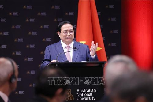 Thủ tướng Phạm Minh Chính thăm Trường Đại học Quốc gia Australia