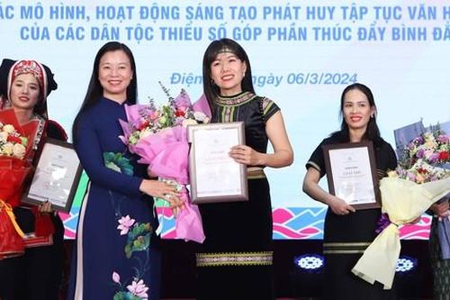 Ấn tượng 'quán quân' Liên hoan các mô hình, hoạt động sáng tạo phát huy tập tục văn hóa tốt đẹp của các DTTS