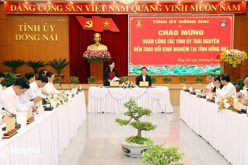 Trao đổi kinh nghiệm công tác giữa hai tỉnh Đồng Nai và Thái Nguyên