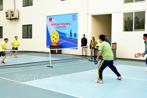 Ra mắt Câu lạc bộ Pickleball đầu tiên ở Lào Cai