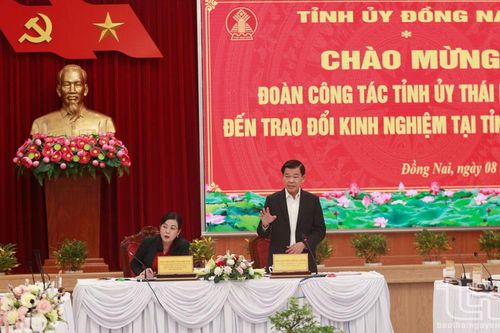 Thái Nguyên và Đồng Nai tăng cường hợp tác trên tất cả các lĩnh vực