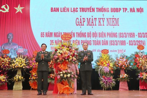 Ban liên lạc truyền thống BĐBP thành phố Hà Nội gặp mặt kỷ niệm Ngày Truyền thống BĐBP