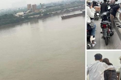Tìm kiếm nam thanh niên nghi nhảy cầu Thanh Trì