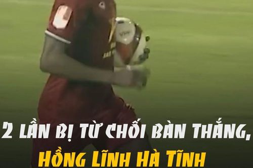 2 lần bị từ chối bàn thắng, Hồng Lĩnh Hà Tĩnh chia điểm trên sân nhà